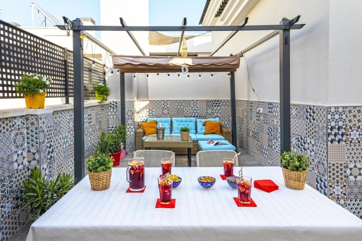 -Malagasunapts- Privateterrace Freeparking Pool Buitenkant foto